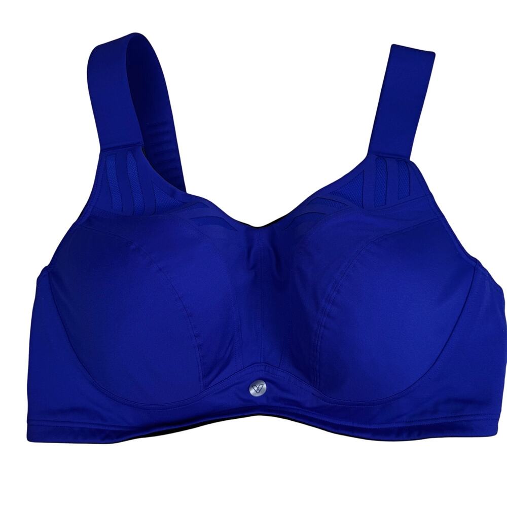 LIVI Active No Wire Molded Full Coverage Sports Bra Vibrant Blue Size 42DD